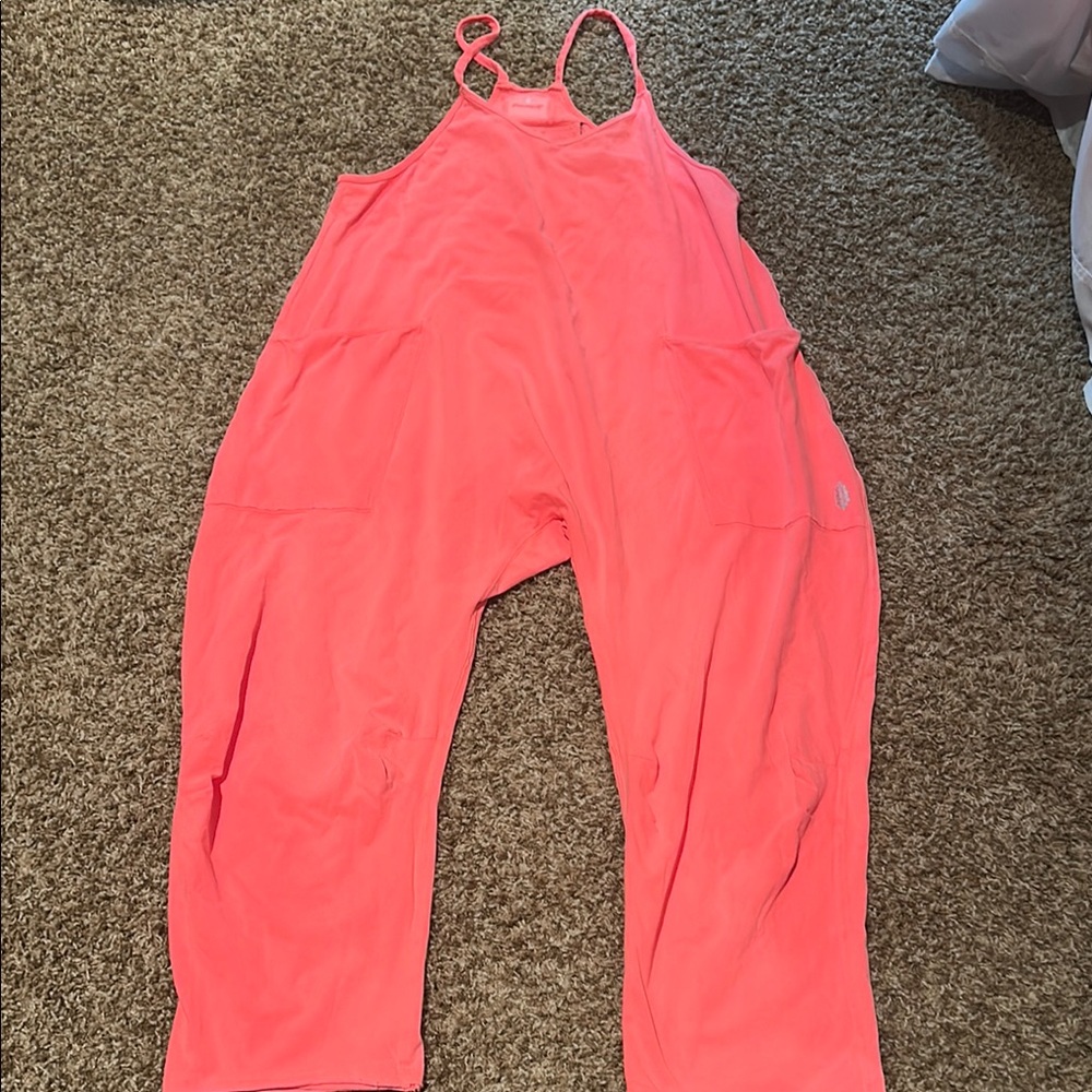 Women's Coral Jumpsuit